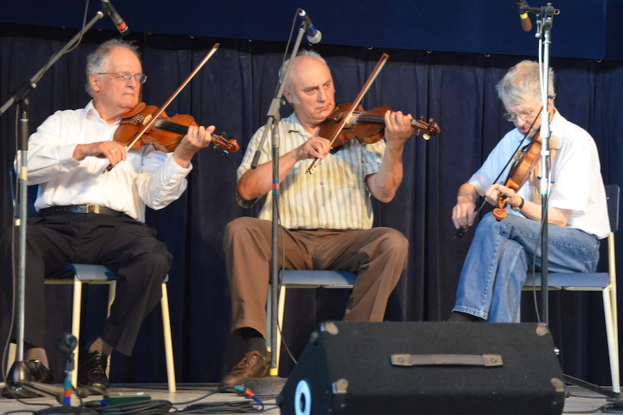 The Boisdale Trio of Fiddlers (Father Francis Cameron, Paul Wukitsch, and Joe Peter MacLean)