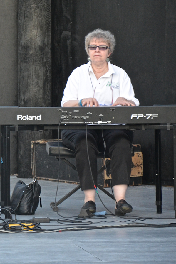 Ellen Katic on keyboard