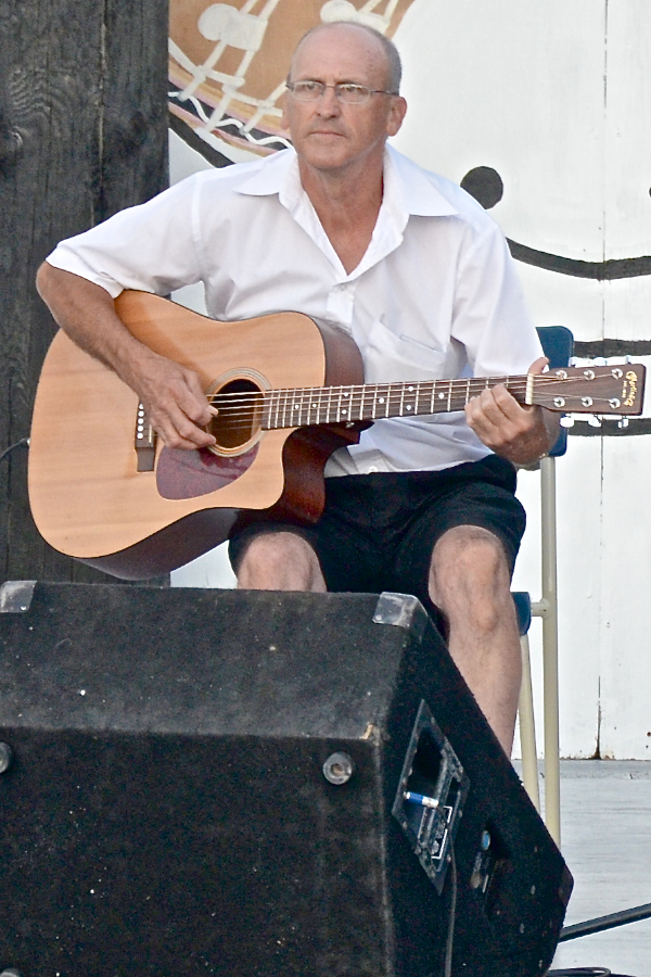 James Boudreau on guitar