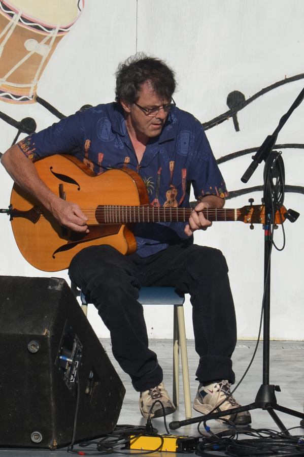 Paul MacDonald on guitar