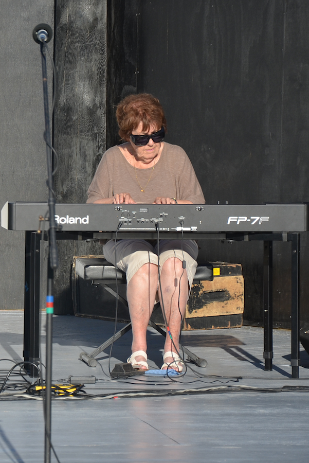 Janet Cameron on keyboard
