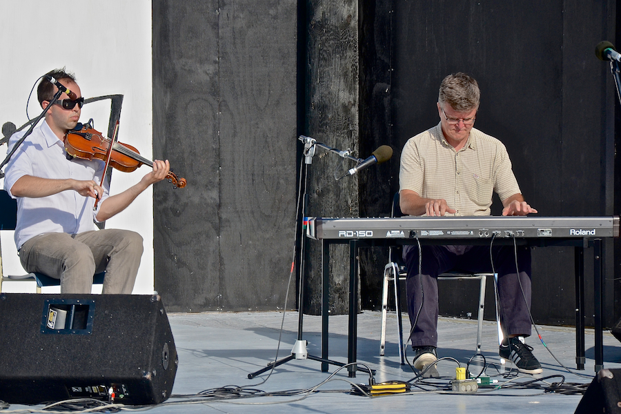 Kolten MacDonell on fiddle accompanied by Lawrence Cameron on keyboard
