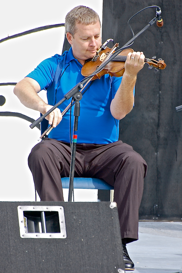 Rodney MacDonald on fiddle