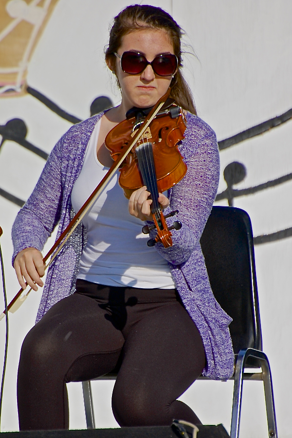 Natalie DeCoste on fiddle