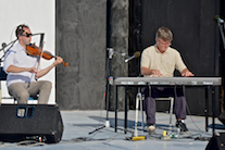 Kolten MacDonell on fiddle accompanied by Lawrence Cameron on keyboard