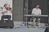 Stan Chapman on fiddle accompanied by Kolten MacDonell on keyboard