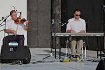 Stan Chapman on fiddle accompanied by Kolten MacDonell on keyboard