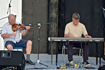 Derek McGrath on fiddle accompanied by Lawrence Cameron on keyboard