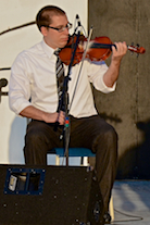 Edmund Hayden on fiddle