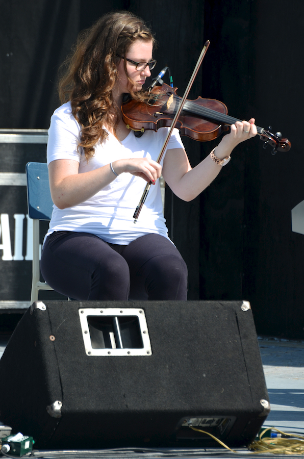 Kayla Marchand on fiddle