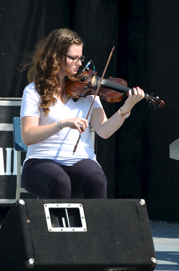 Kayla Marchand on fiddle