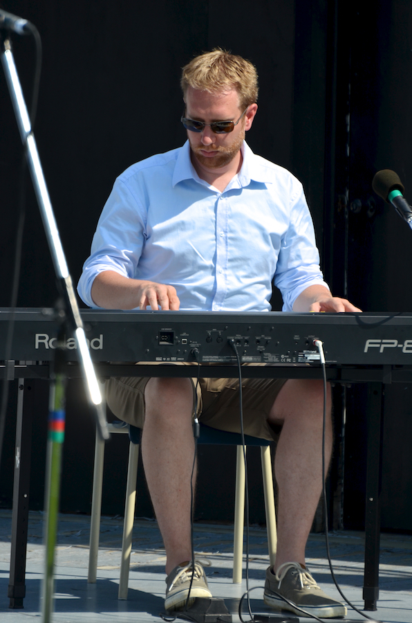 Adam Young on keyboard