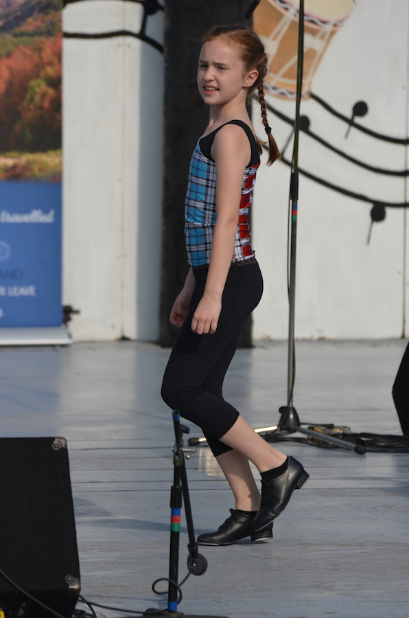 Olivia Burke step-dancing