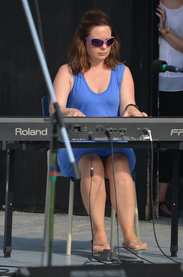 Dawn Mac-Donald Gillis on keyboard
