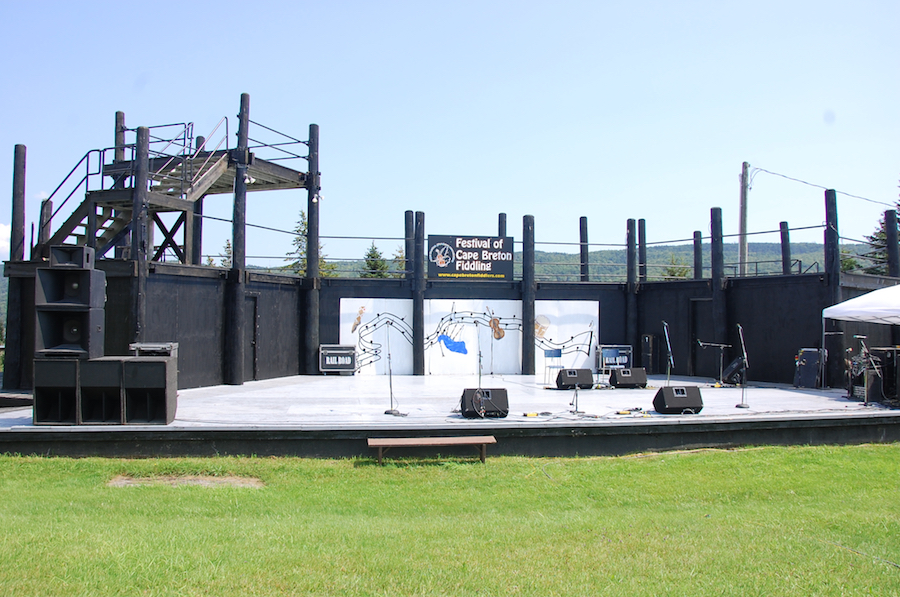 The Gala Concert Stage before the concert