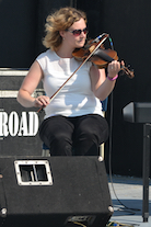 Leanne Aucoin on fiddle