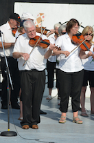 The Cape Breton Fiddlers’ Association plays a set in tribute