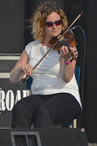 Leanne Aucoin on fiddle