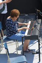 Janet Cameron on keyboards