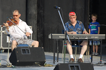 Larry Parks on fiddle accompanied by Doug MacPhee on keyboard