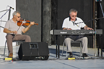 Donny LeBlanc on fiddle accompanied by Howie MacDonald on keyboard