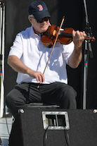 Bernard MacDonnell on fiddle