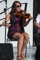 Koryne Fraser on fiddle