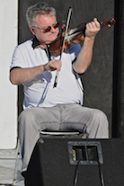 Howie MacDonald on fiddle