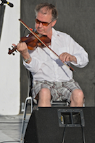 Larry Parks on fiddle