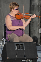 Brenda Stubbert on fiddle