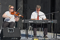 Dara Smith-MacDonald on fiddle accompanied by Lawrence Cameron on keyboard