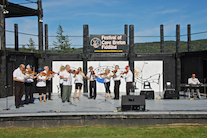 The Feisty Fiddlers, directed by Eddie Rogers and accompanied by Kolten MacDonell on keyboard