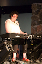 Marilyn Clary Morrison on keyboard