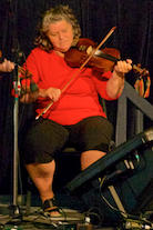 Marlene Gallant on fiddle