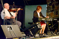 Donaldson MacLeod on fiddle accompanied by Janet Cameron on keyboard
