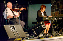 Donaldson MacLeod on fiddle accompanied by Janet Cameron on keyboard