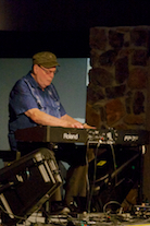 Doug MacPhee on keyboard playing a lament