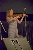 Mary Anna MacNeil on fiddle