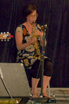 Monica MacNeil on soprano saxophone