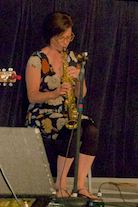 Monica MacNeil on soprano saxophone