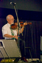 Denis Larade on fiddle
