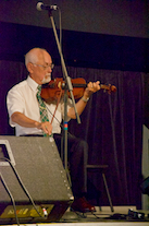 Denis Larade on fiddle