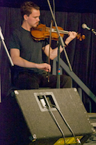 Joe MacMaster on fiddle