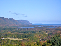 Aspy Bay from the Cabot Trail