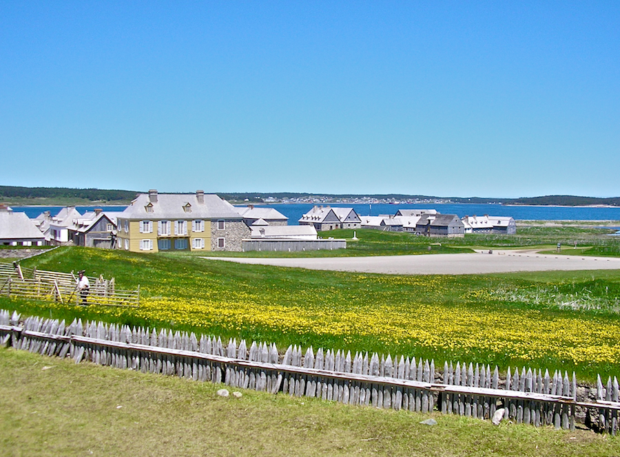 Louisbourg from the Fortress