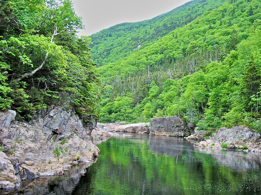 First Pool on the Chéticamp River