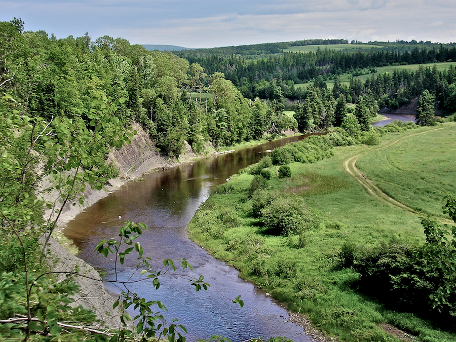 Southwest Mabou River north of Glencoe Station