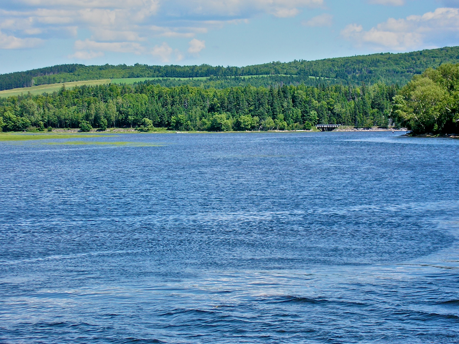 Mabou River above the Cèilidh Trail Bridge