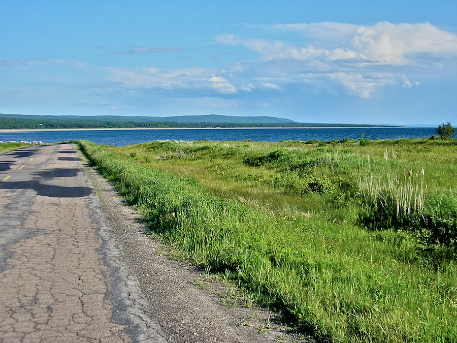 St Georges Bay from the Shore Road near McKays Point