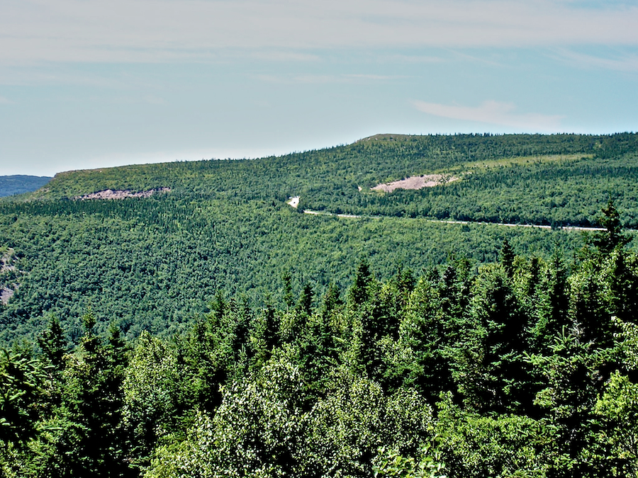 Smokey Mountain Ridge from the fourth look-off